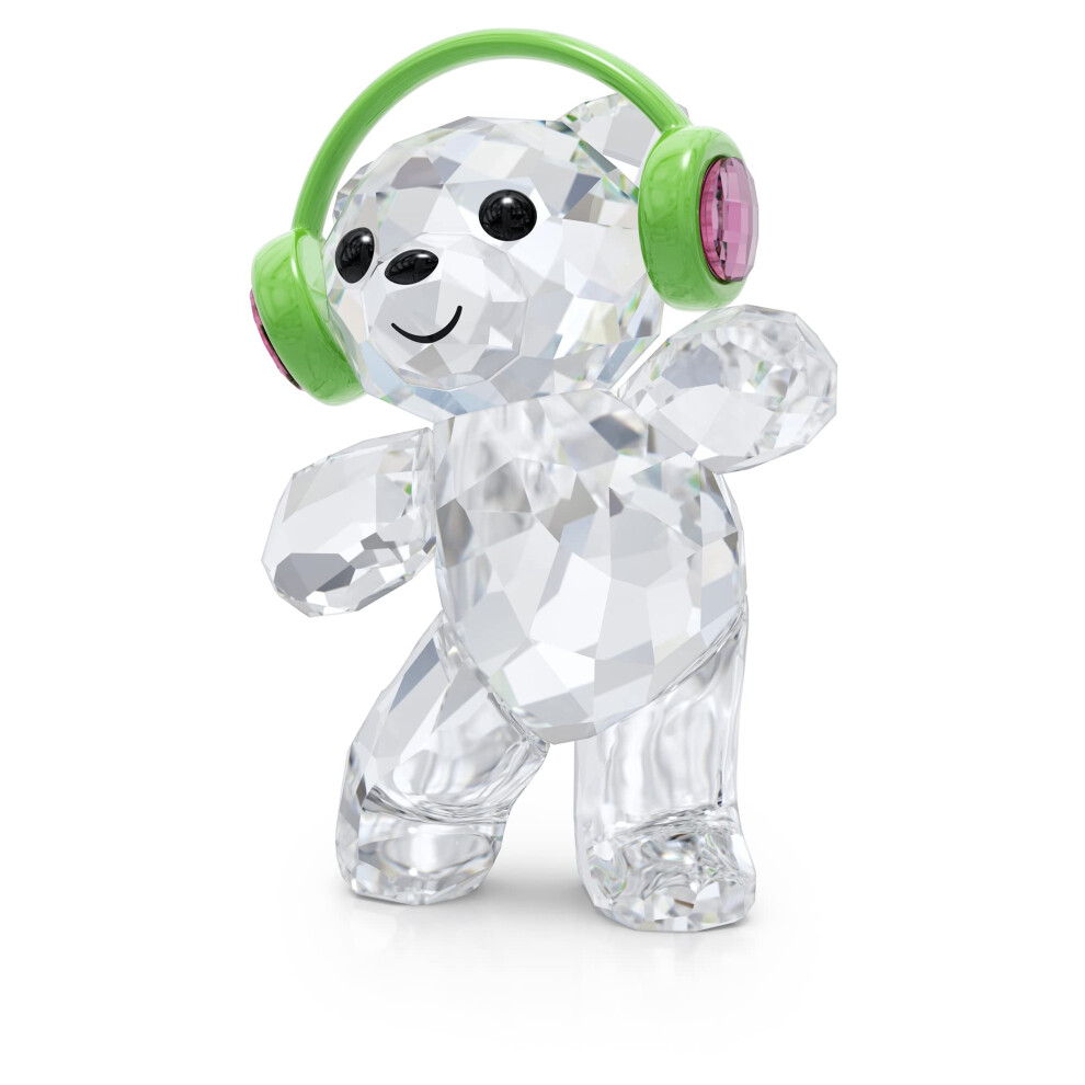 Swarovski Kris Bear Just Dance Ornament, Multi coloured crystal, from The Kris Bears collection