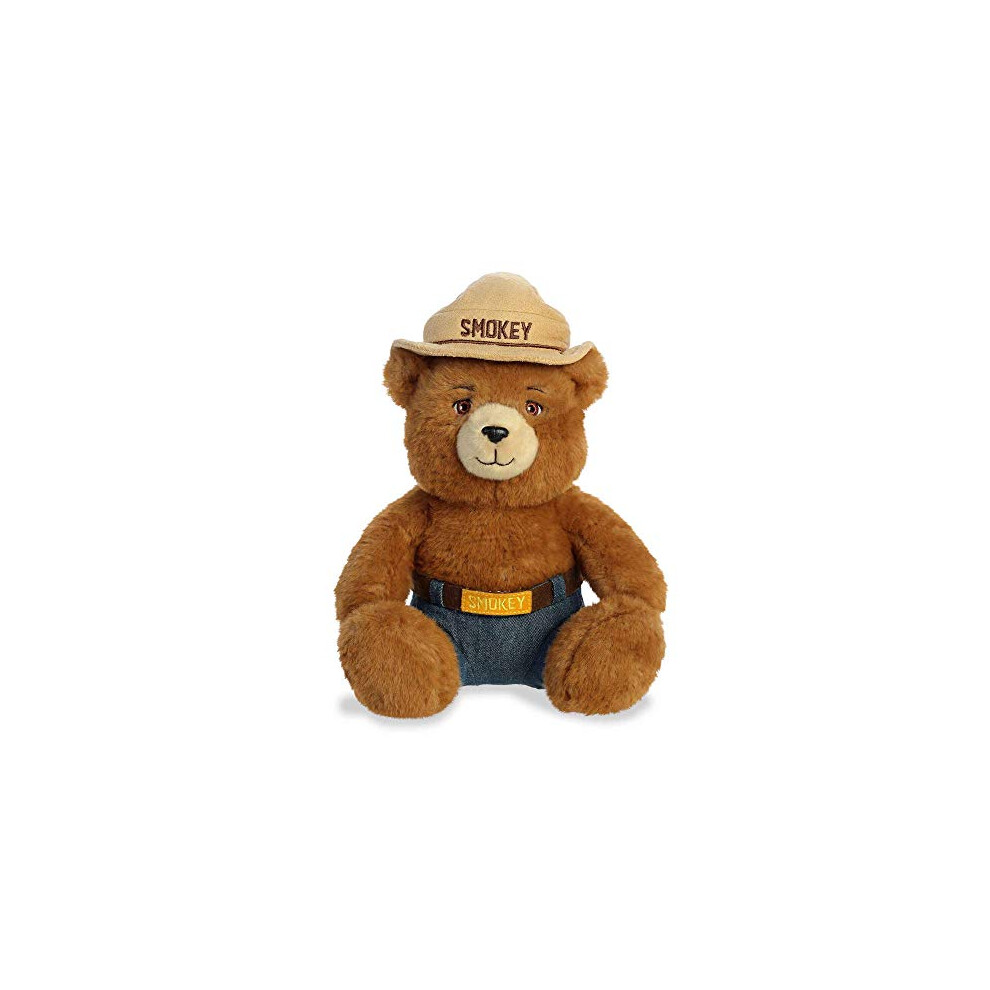 Aurora? Iconic Smokey Bear Smokey Bear Stuffed Animal - Inspiring Conservation - Nostalgic Charm - Brown 10 Inches