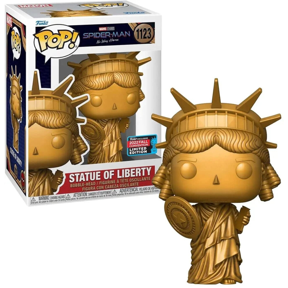 Funko Pop! Marvel: Spider-Man No Way Home - Statue Of Liberty, Fall Convention Exclusive