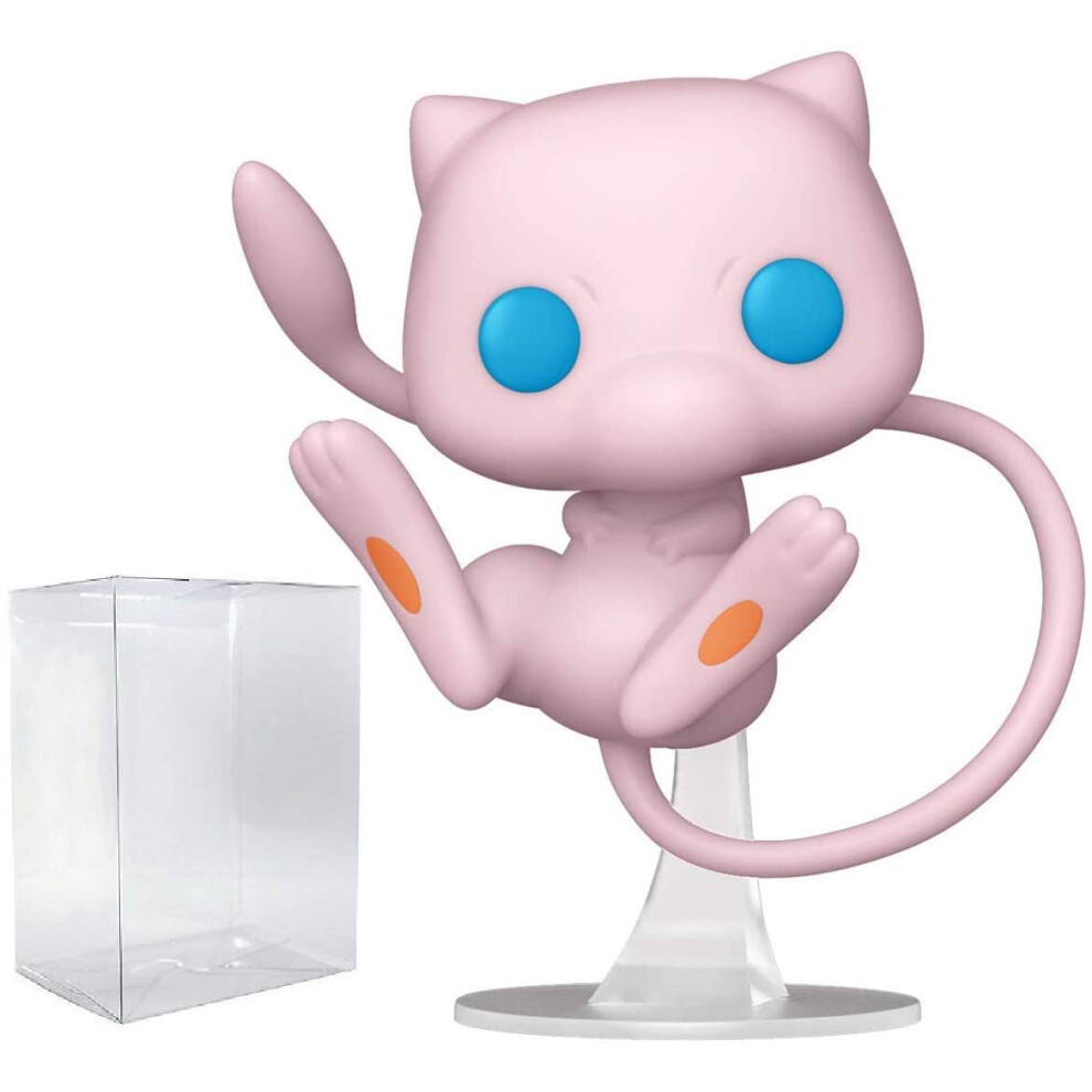 Funko Pop! Games: Pokemon - Mew Vinyl Figure (Bundled with Pop Box Protector Case)