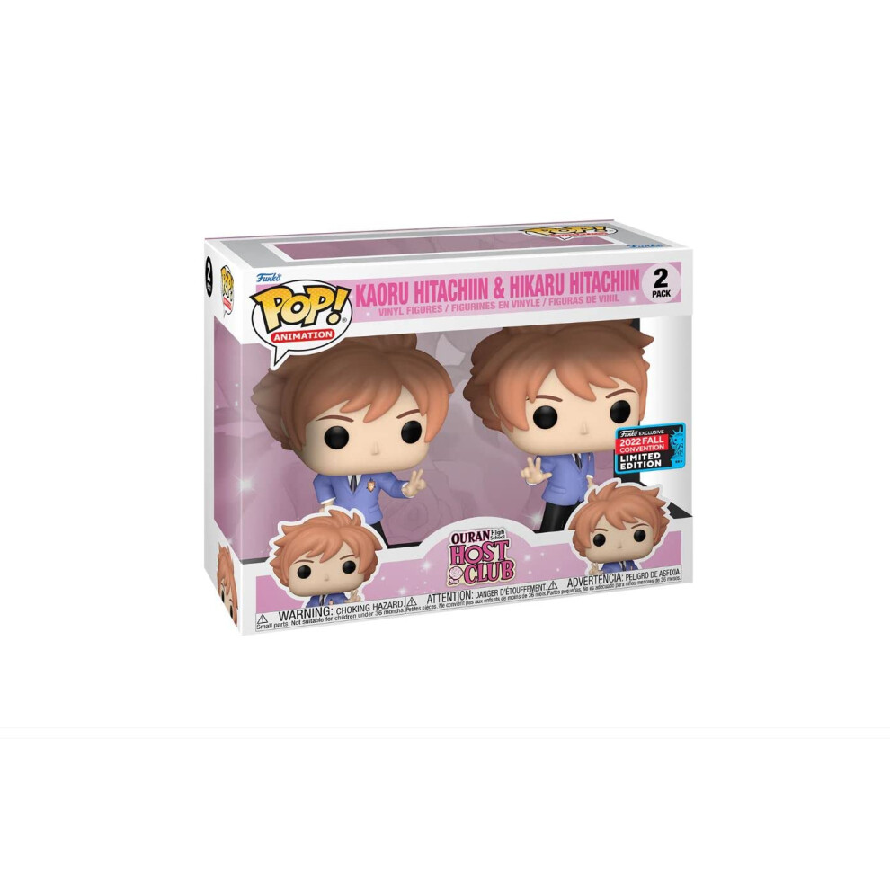 Funko Pop! Animation Ouran High School Host Club Kaoru Hitachiin & Hikaru Hitachiin 2022 Fall Convention Exclusive 2-Pack