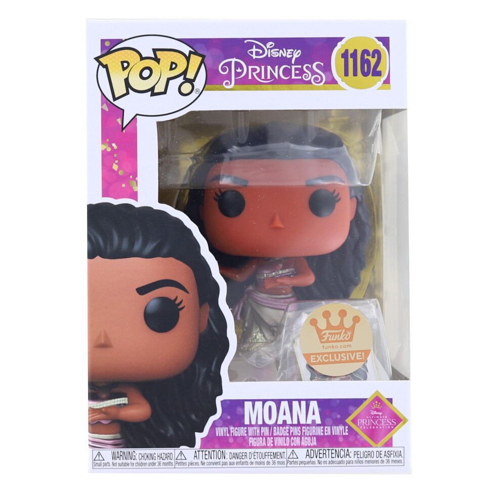 Funko POP! Ultimate Princess Collection - Moana POP & Pin Vinyl Figure - Shop Exclusive