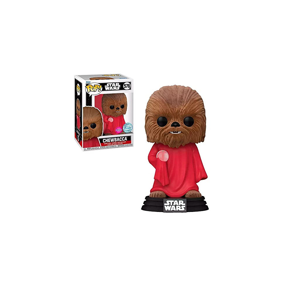 Funko Pop! Disney Star Wars - Chewbacca with Dress (Flocked) (Special Edition) #576 Bobble-Head Vinyl Figure