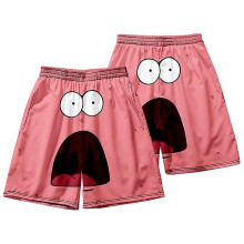 (2, XL) Men's Swimwear Patrick Star Short Beach Shorts Pant Quick Dry Beachwear Swim Trunk Swimsuit Surf Board Pants
