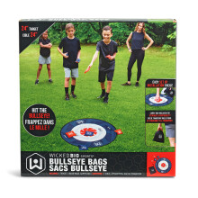 Kleine Kinder Wicked Big Sports Bullseye Bag | Spielzeug für Garten, das Bean Bag und Darts kombiniert | Familienaktivität, Rot