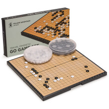 Yellow Mountain importerer Magnetic Go-spils?t med enkelt konvekse magnetiske plaststen og Go Board 11-tommer