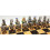 Jeu d'échecs Médiéval Crusades Bustes Rouges et Verts - Ensemble de 32 Pièces 3