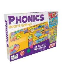 Junior Learning Phonics Stoln hry Set 6 pultu Vek 4-5 Jazykov dovednosti Pred K-K Stredn