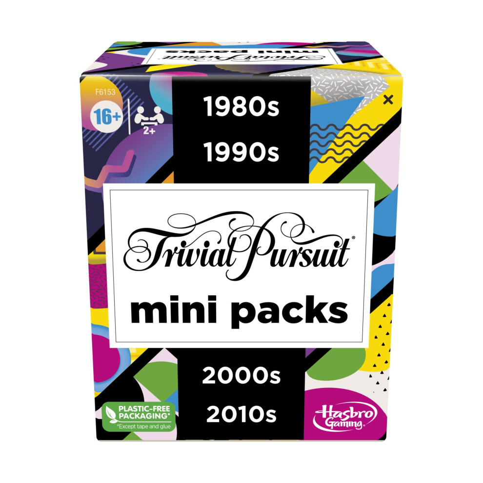 Hasbro Gaming Trivial Pursuit Mini Packs Multipack Questions Amusantes Pour Adultes Et Adolescents De 16 Ans Et Plus Comprend 4 Jeux Pr Sentant 4-image