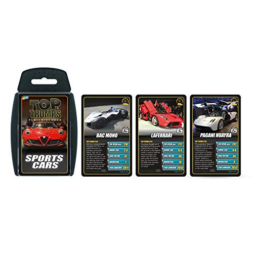 Sports Cars Top Trumps Card Game on OnBuy