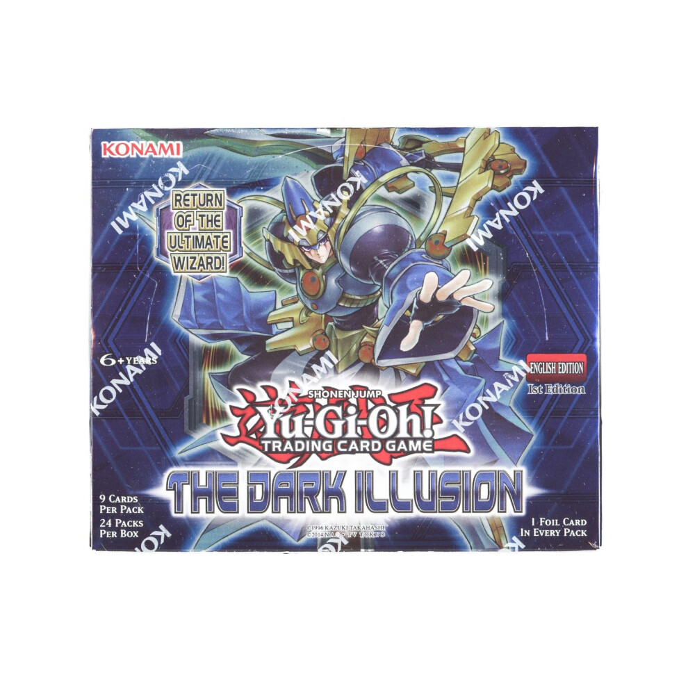 Yu-Gi-Oh! - The Dark Illusion Booster Box (sealed) 9 Cards Per Pack/24 Packs Per Box.