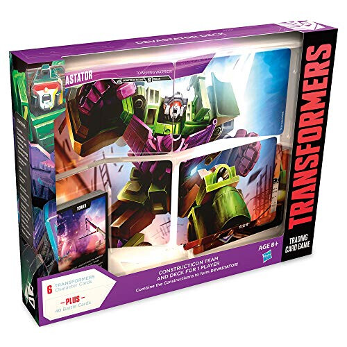 Transformers Transformers TCG: Devastator Deck | Spielfertiges Deck | 46 Karten inkl. Devastators Combiner Team