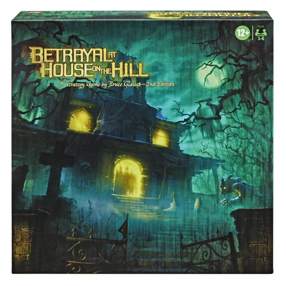 Hasbro Gaming Avalon Hill Betrayal at The House on The Hill Second Edition Cooperative Board Game, Ages 12 and Up, 3-6 Players, 50 Chilling Scenarios