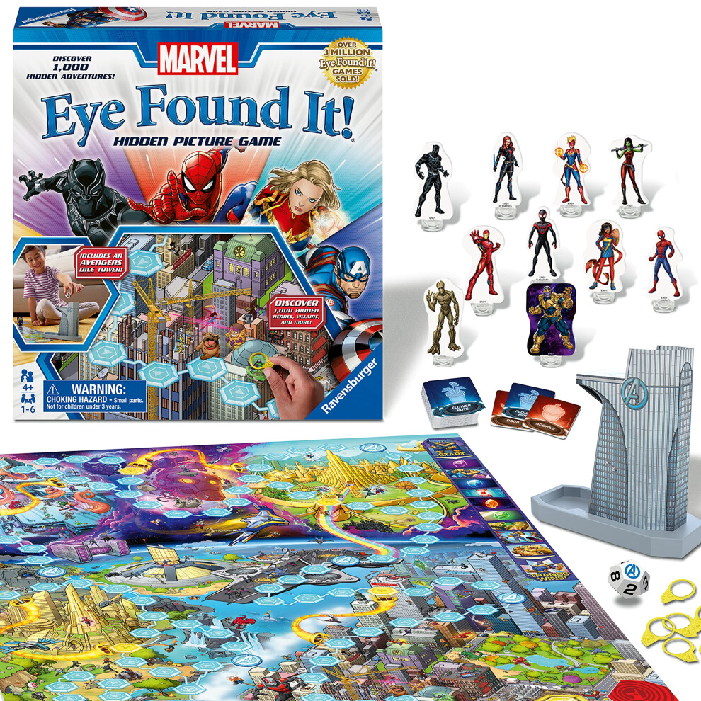 Photos - Board Game Ravensburger Marvel Eye Found It  for Boys and girls Ages 4 and Up - A Fun Family game 
