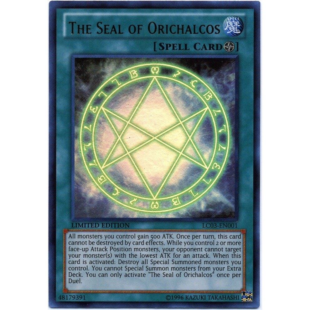 YU-GI-OH! - The Seal of Orichalcos (LC03-EN001) - Legendary Collection 3: Yugi's World - Limited Edition - Ultra Rare