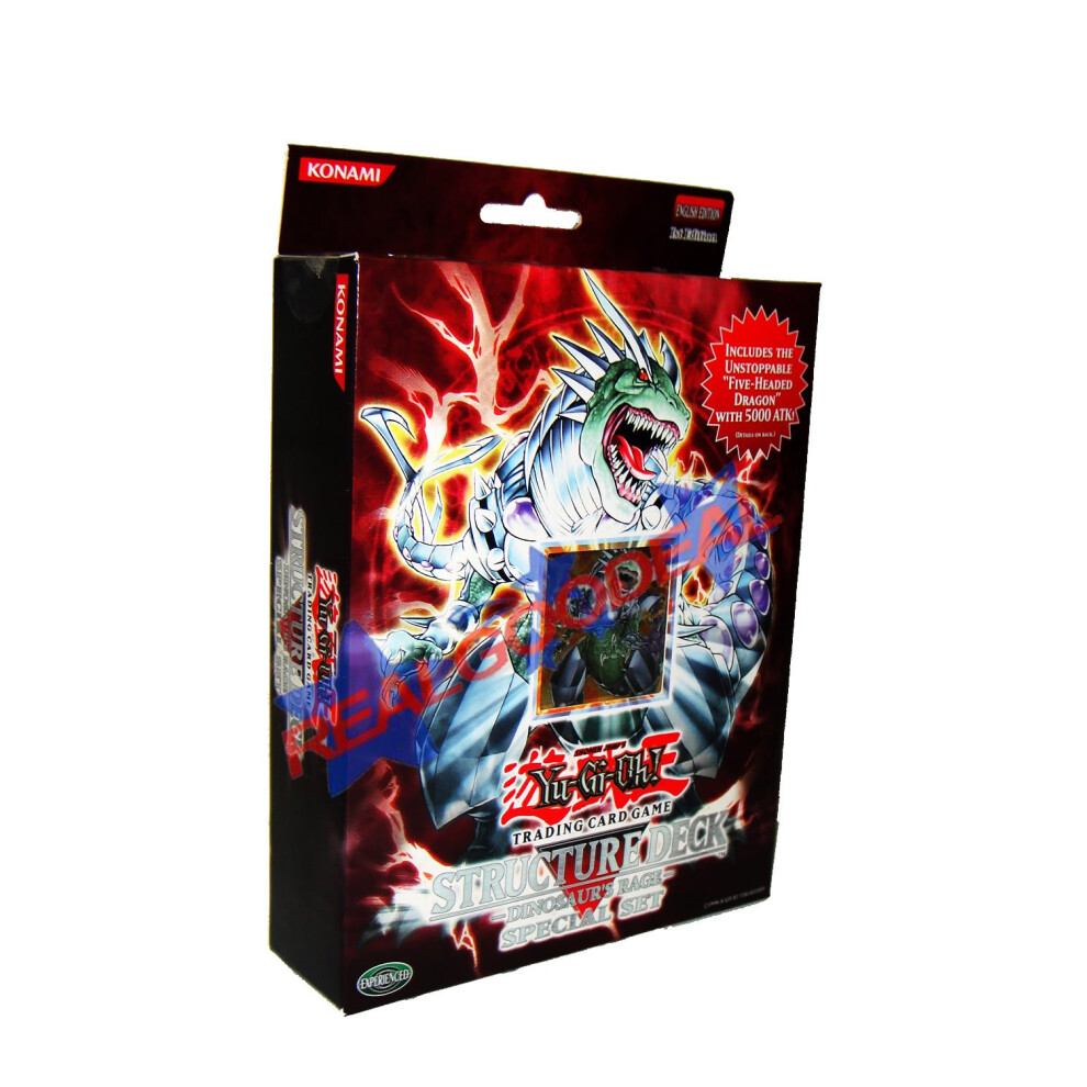 Yu-Gi-Oh! - Dinosaurs Rage 1st EDITION Special Edition Structure Deck GX (+Five-Headed Dragon)