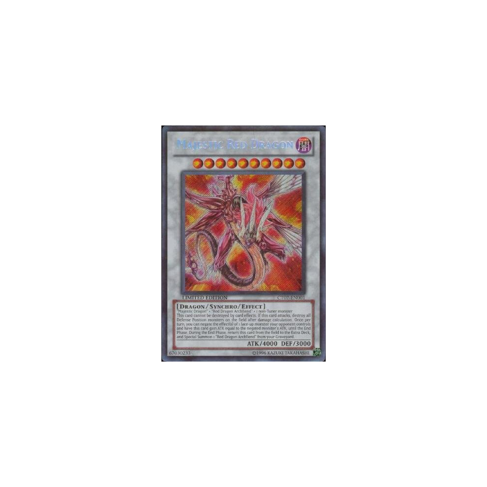 Yu-Gi-Oh! - Majestic Red Dragon (CT07-EN001) - 2010 Collectors Tin ...