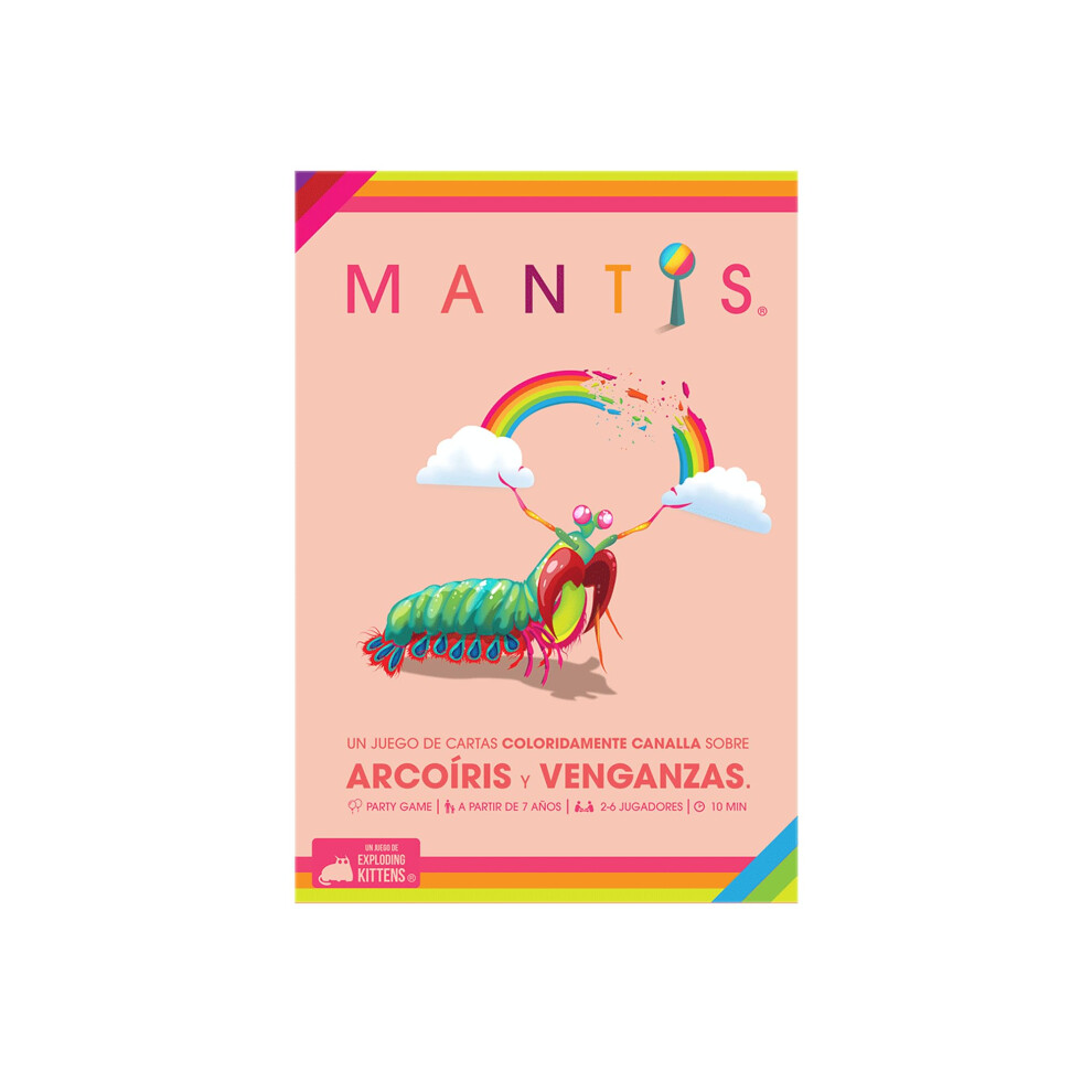 Exploding Kittens Mantis De - Juegos De Cartas Para Adultos, Adolescentes Y Ni?Os - Divertidos Juegos Familiares
