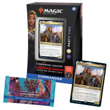 Mazo de Commander Legends: Battle for Baldurs Gate de Magic: The Gathering - Fiesta + Paquete de muestra de sobres de coleccionista