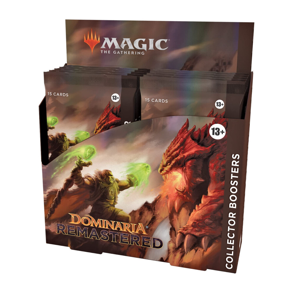 Magic: The gathering Dominaria Remastered collector Booster Box 12 count (Pack of 1)