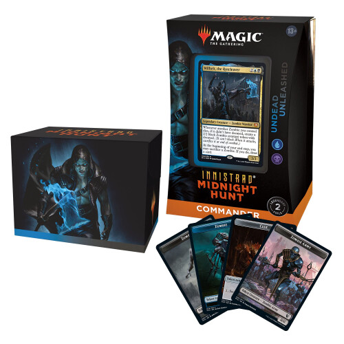 Magic: The gathering Innistrad: Midnight Hunt commander Deck - Undead Unleashed Blue-Black