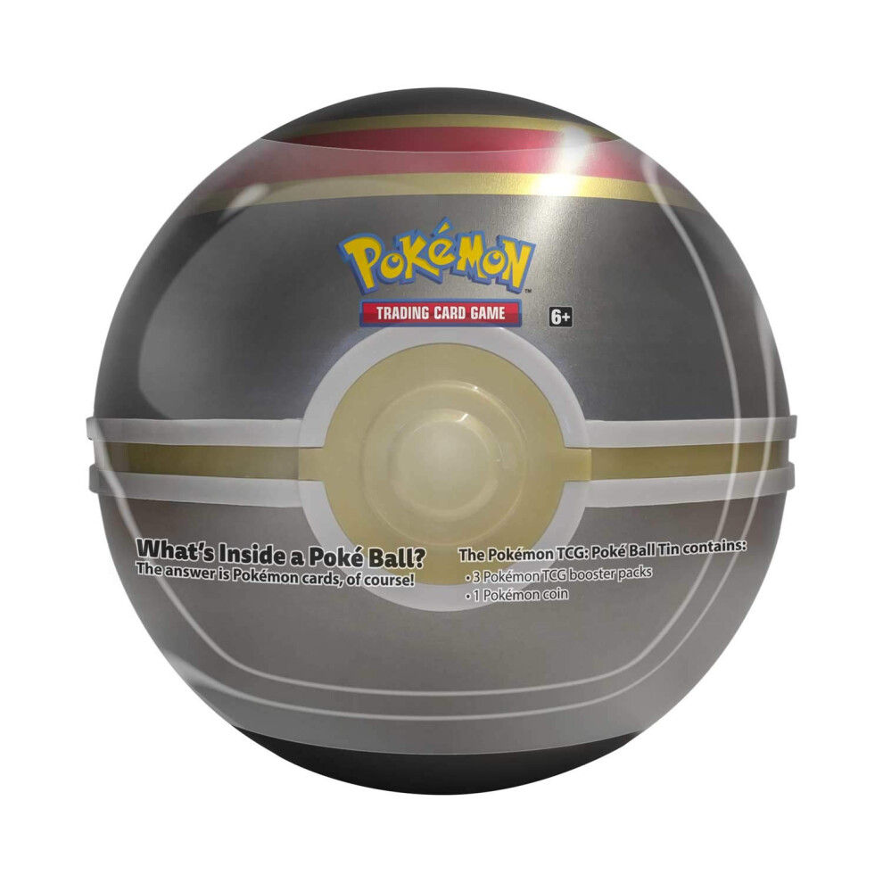 Pokemon Tcg: Sun & Moon Luxury Ball Tin - 4 Booster Pack with 1 coin