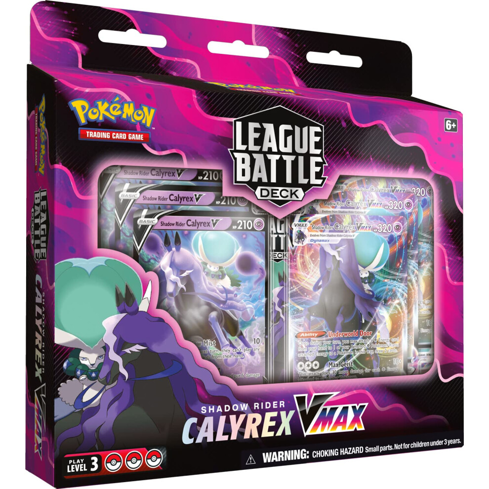 Pokemon cards: Shadow Rider calyrex VMAX League Battle Deck