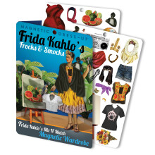 Das Frida Kahlo Frocks and Smocks magnetische Anziehpuppen-Spielset von The Unemployed Philosophers Guild