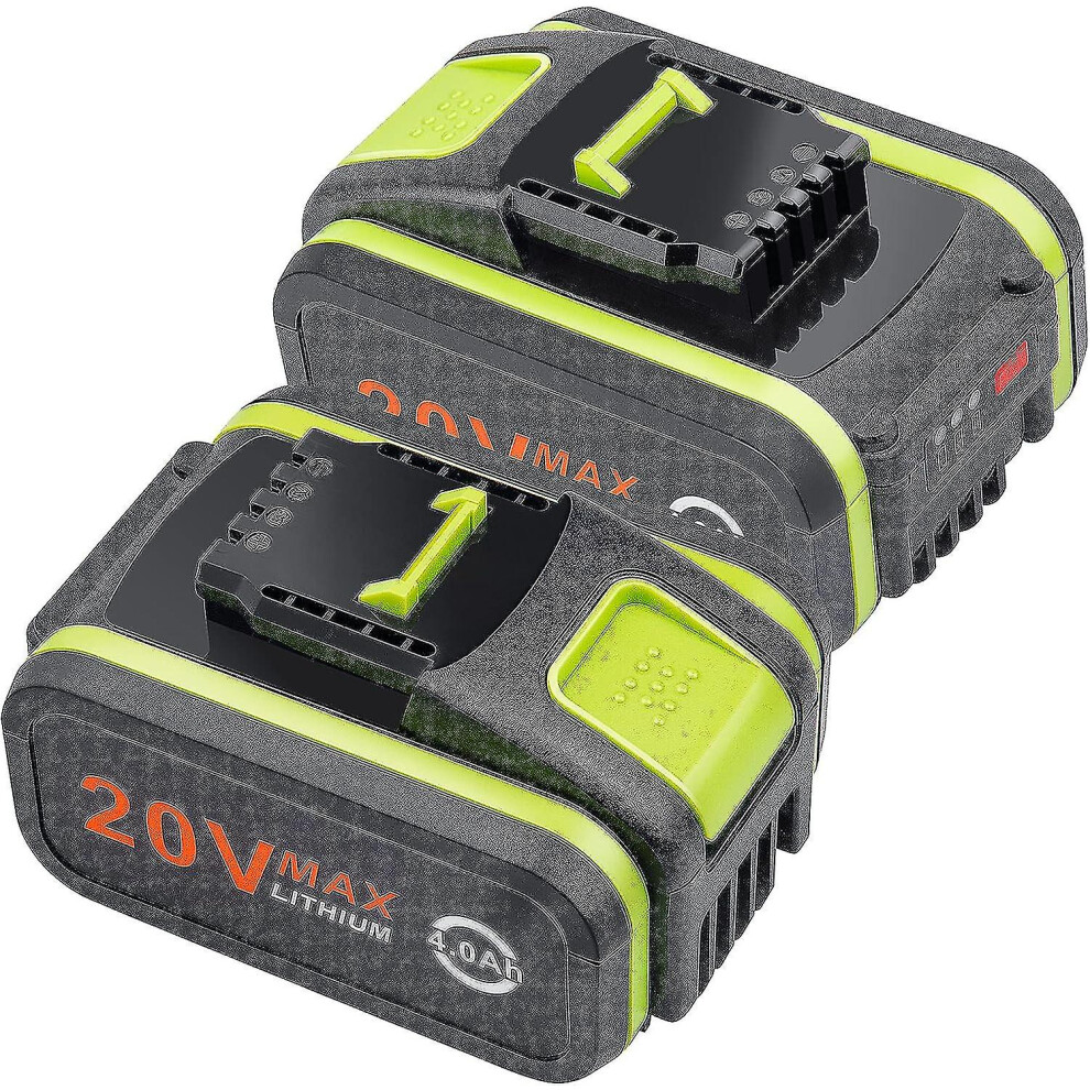 20V 4.0Ah Wa3553 Replacement Battery For 20V Max Worx 9363541119367