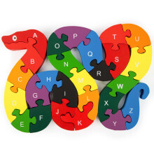 Lovestown Alphabet Jigsaw Puzzle Byggeklodser Dyre Tr?puslespil Tr?slange Letter Numre Bloker leget?j til b?rn f?dselsdagsgaver