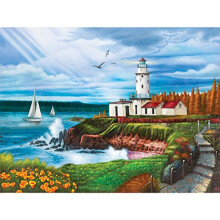 Crique des Phares, Puzzle de 1000 Pièces par Lafayette Puzzle Factory