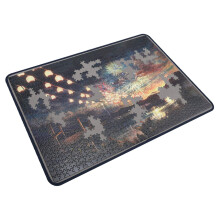 Tektalk Tapis de Puzzle Portable pour Rangement de Puzzle, Surface Antidérapante (Jusqu'à 1000 Pièces, Sans Housse Anti-Poussière)