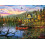 WHITE MOUNTAIN Rompecabezas de 500 Piezas Sunset Cabin de White Mountain Puzzles 1