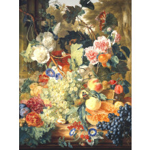 Bgraamiens Puzzle-Fruit Feast-1000 Pièces Puzzle Carré Défi Coloré Jigsaw