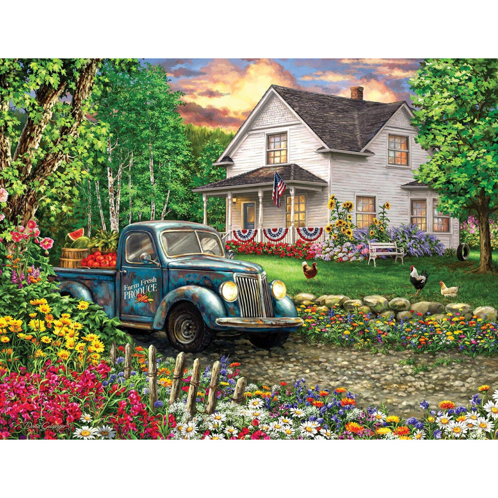 Photos - Jigsaw Puzzle / Mosaic Springbok 500 Piece Jigsaw Puzzle Simpler Times - Made in USA 