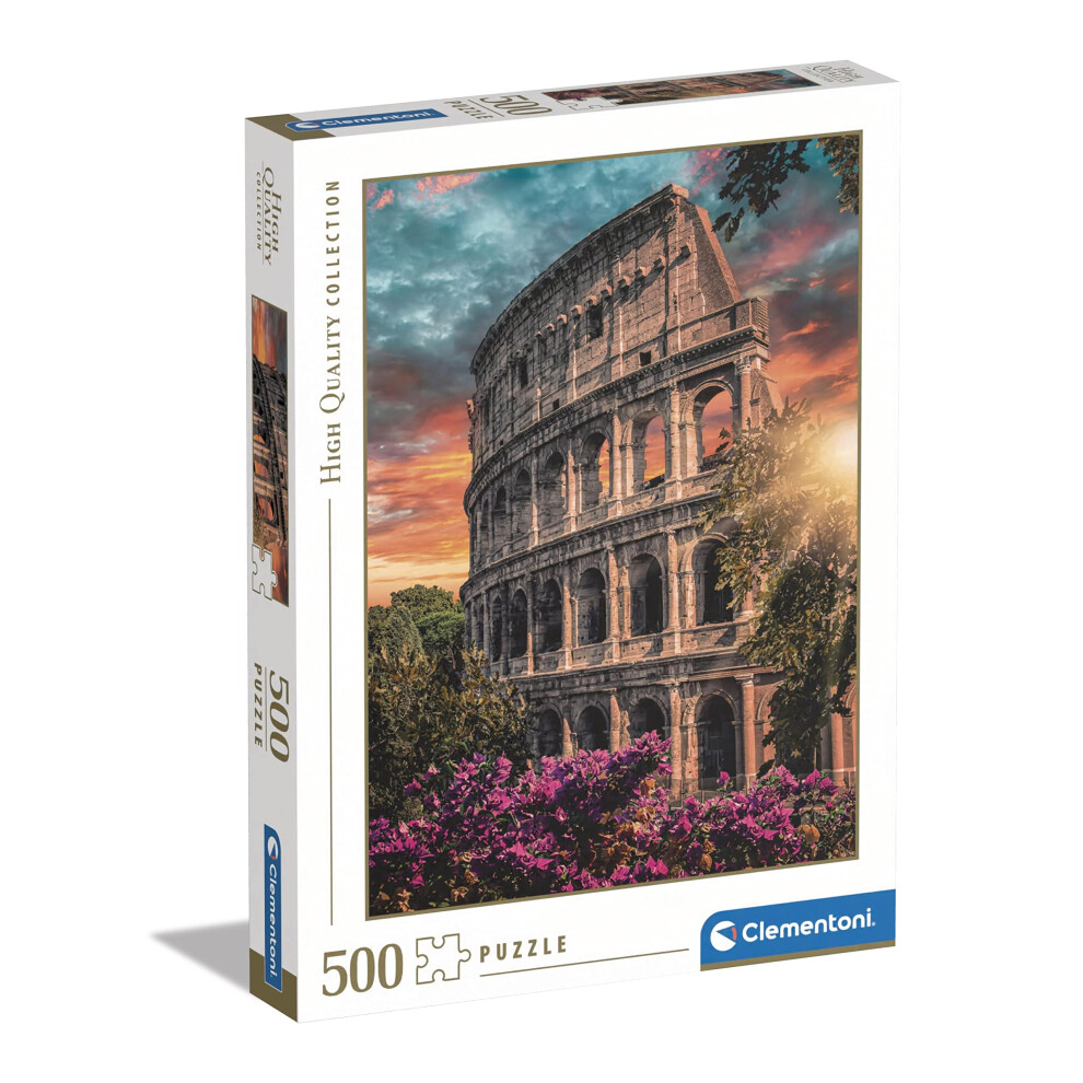 Clementoni 35145 Collection Flavian Amphitheatre 500 Pieces, Jigsaw Puzzle for Adults-Made in Italy, Multi-Coloured