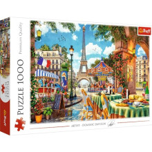 Trefl Rode puzzel van 1000 stukjes - Parijse ochtend