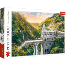 Trefl Red puzzel van 1000 stukjes - Heiligdom van Las Lajas, Colombia