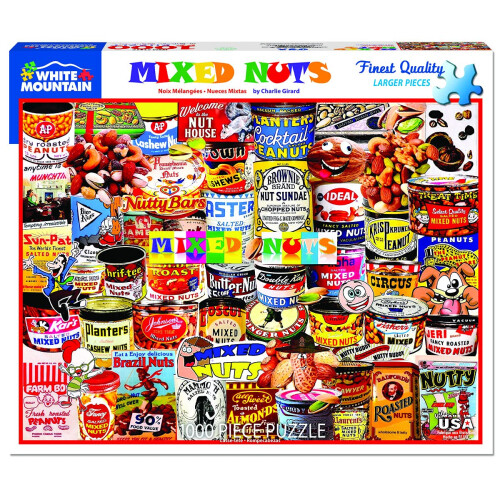 WHITE MOUNTAIN White Mountain Puzzles Mixed Nuts, 1000 Pieces Jigsaw Puzzle