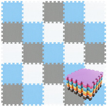 QQPP EVA BORRAGEM 18 TELOS INTERLINDO BLINGELE Puzzle Floor Floor - Baby Play tapete para brincar de tapete de exerc   cio para treino dom   stico. A