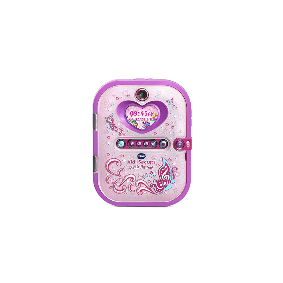 VTech Kidi Secrets Selfie Journal with Face Identifier, Pink