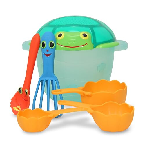 Melissa & Doug Melissa & Doug Sunny Patch Seaside Sidekicks Sand Baking Play Set,White