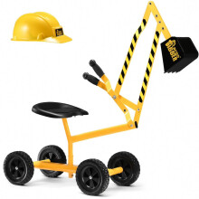 Stargo Kids Excavator jtk homoks kerekeken kalappal acl homokoz s jtkok fiknak Homokjtkok Kotrgpen Strand jtkok