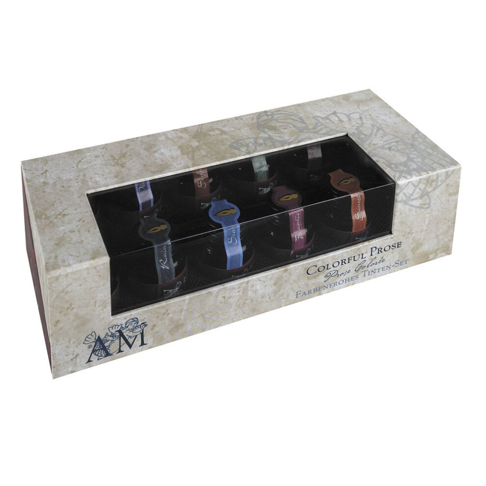 Authentische Modelle Bunte Prosa Tintenflaschen