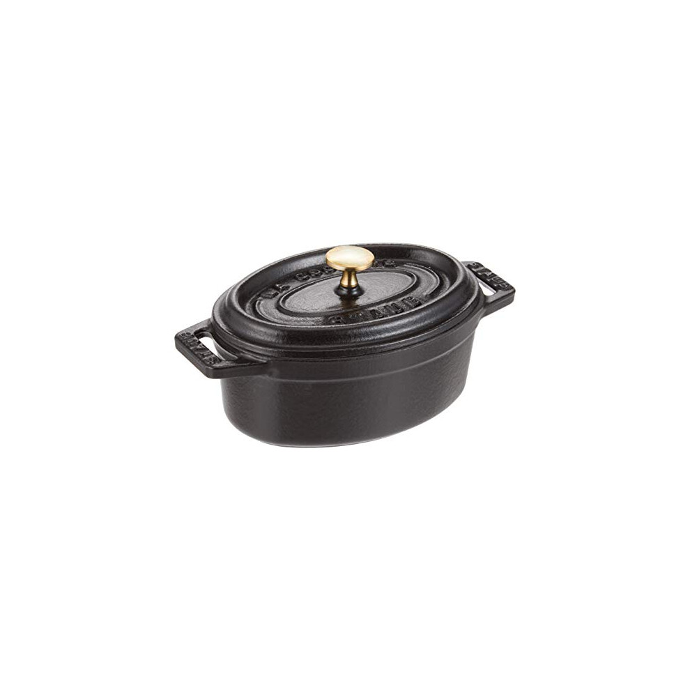 STAUB cocotte Oval 11cm Black