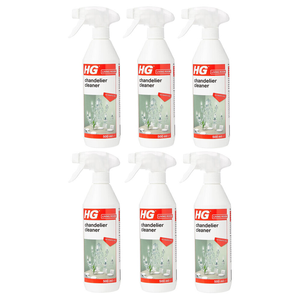 6 x HG Chandelier Cleaner Spray - 500ml