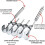 5 Wheel Pastry Cutter, Stainless Pizza Slicer Multi-round Dough Cutter Roller Cookie Pastry Knife Divider With Handle 5 Wheel Pizza Cutter 4