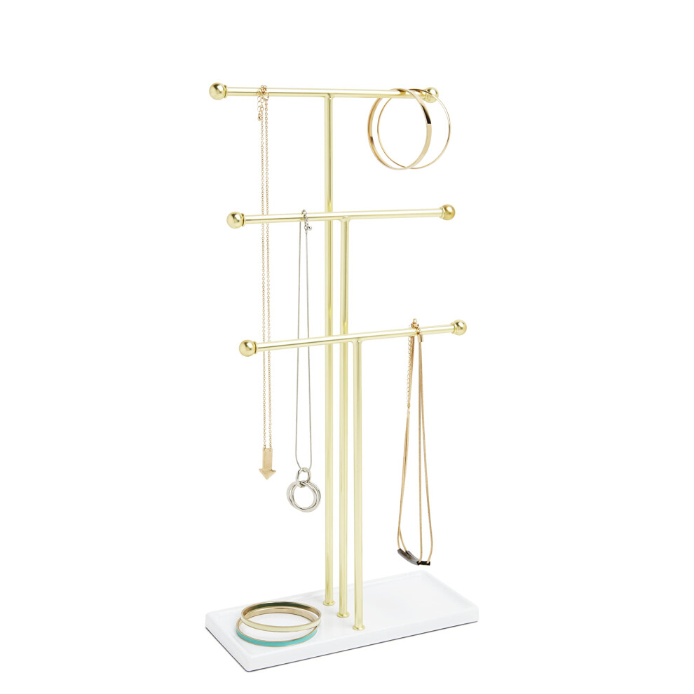 Umbra Trigem Jewelry Stand, gold