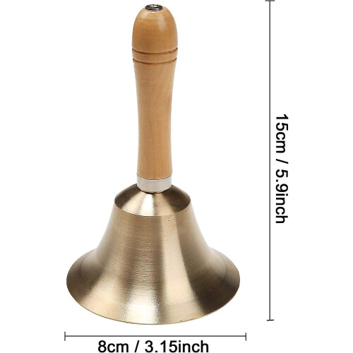 Solid Brass Handbell 1
