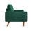 (Green) Velvet Sofa Modern 2 Seater Couches 5